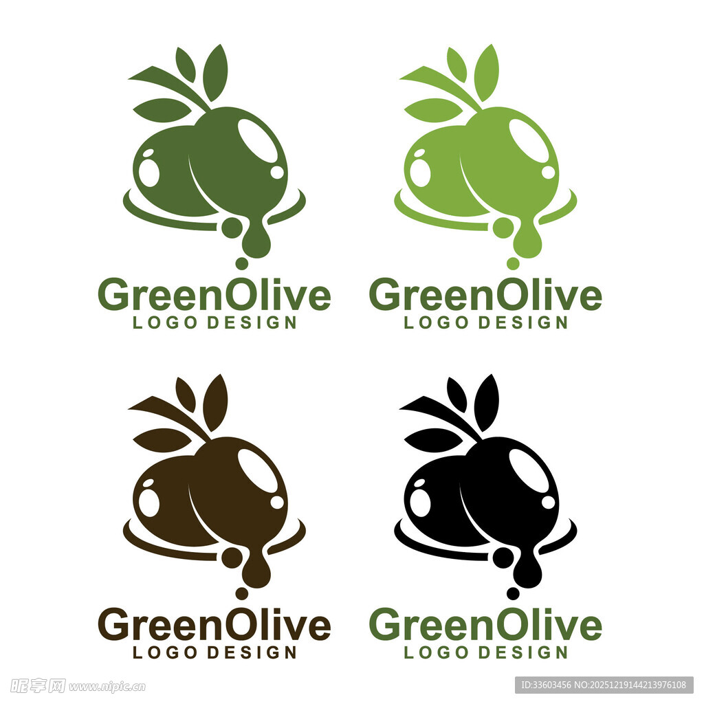 绿橄榄品牌标志设计