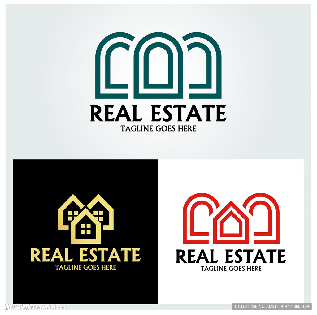 房地产标志设计示例
