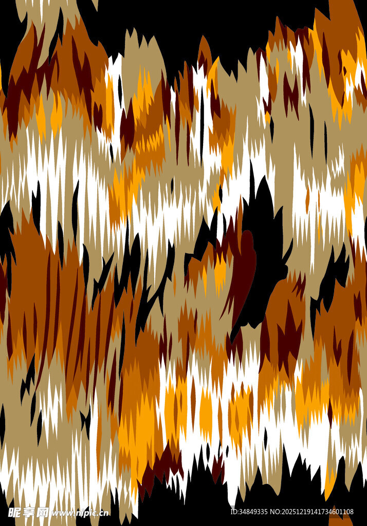 抽象虎纹图案背景纹理