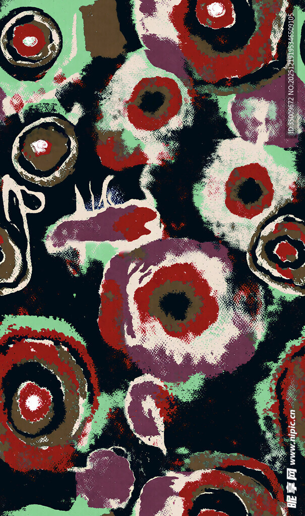 抽象花卉图案纹理