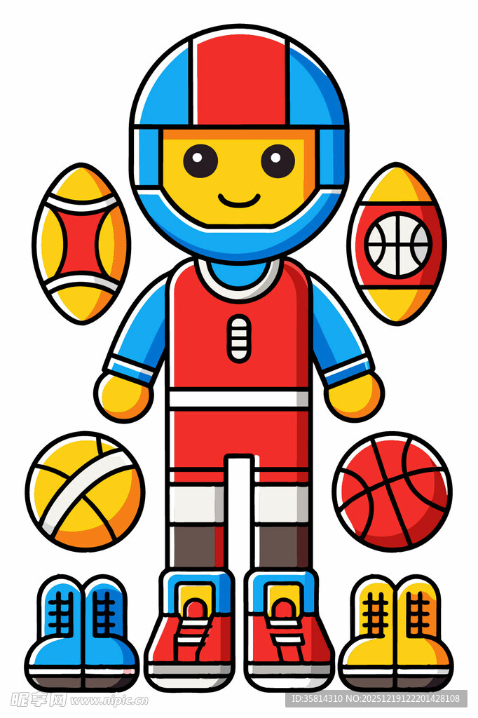 运动小达人的多样装备