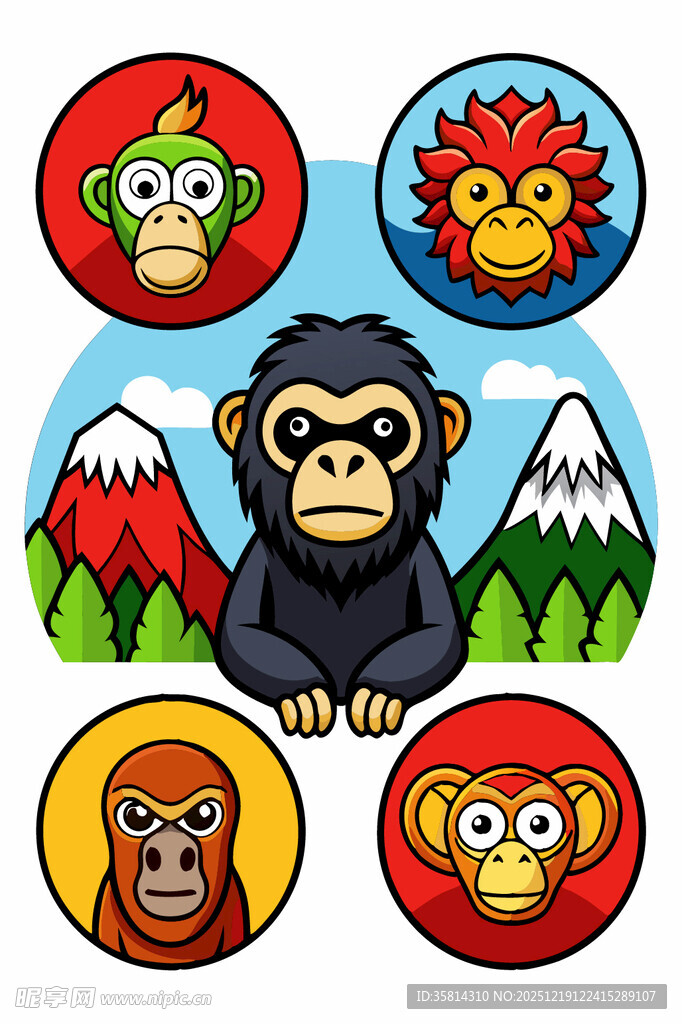 可爱动物头像集合