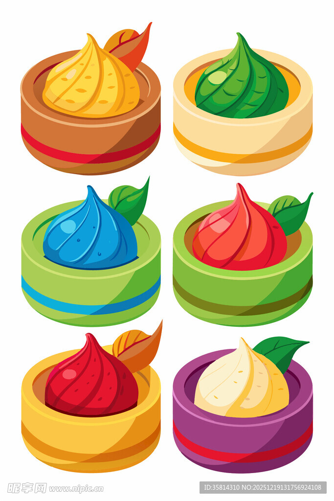 可爱卡通福娃与粽子形象