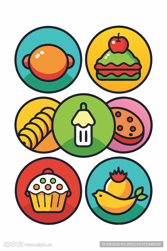 多彩美味的各式糕点与饮品