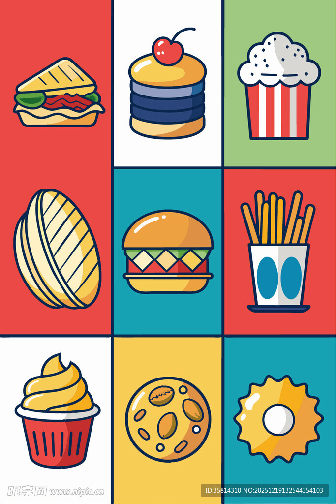 多彩美味的各式休闲小食