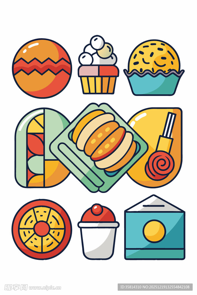 多彩美味的各式烘焙食品