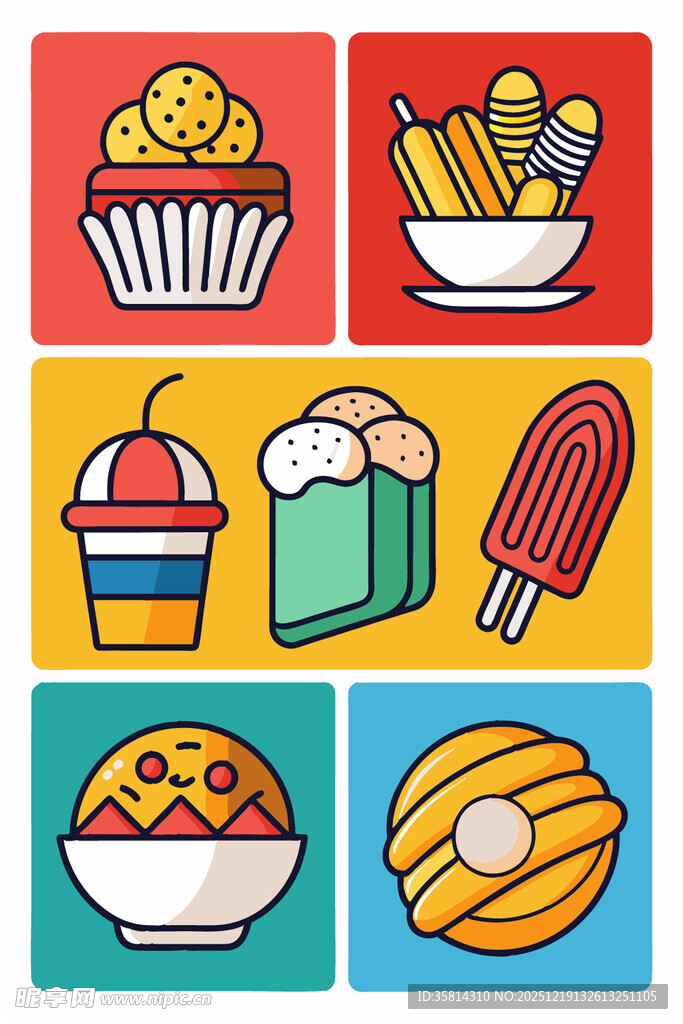 多彩美味的各式甜点与饮品