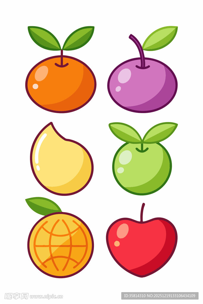 多彩水果集合
