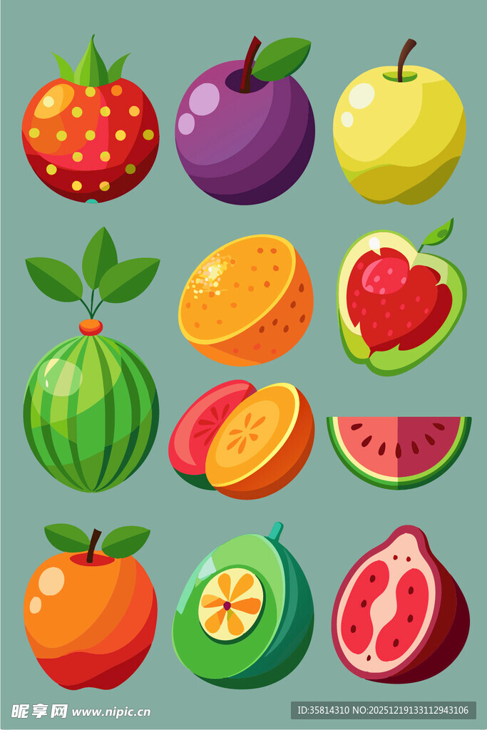 缤纷水果集合
