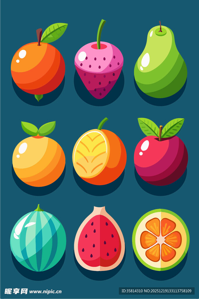 多彩水果集合