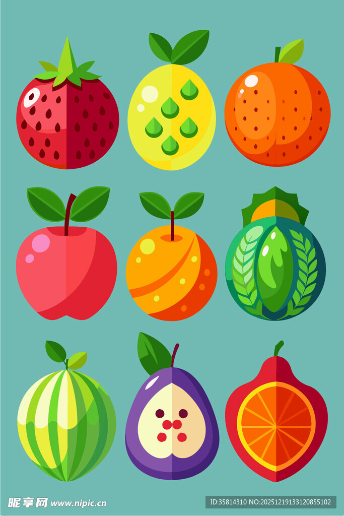 多彩水果集合
