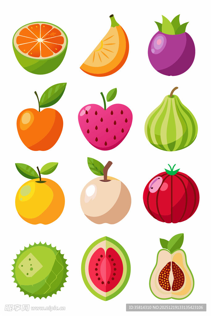 多彩新鲜水果大集合