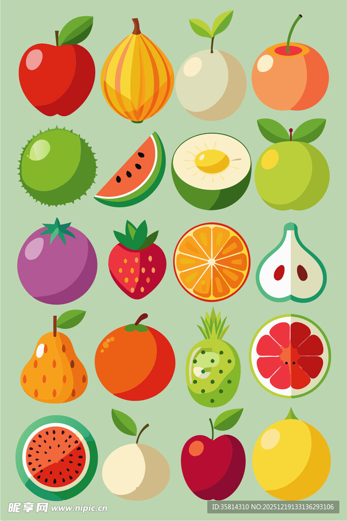 多彩缤纷水果大集合