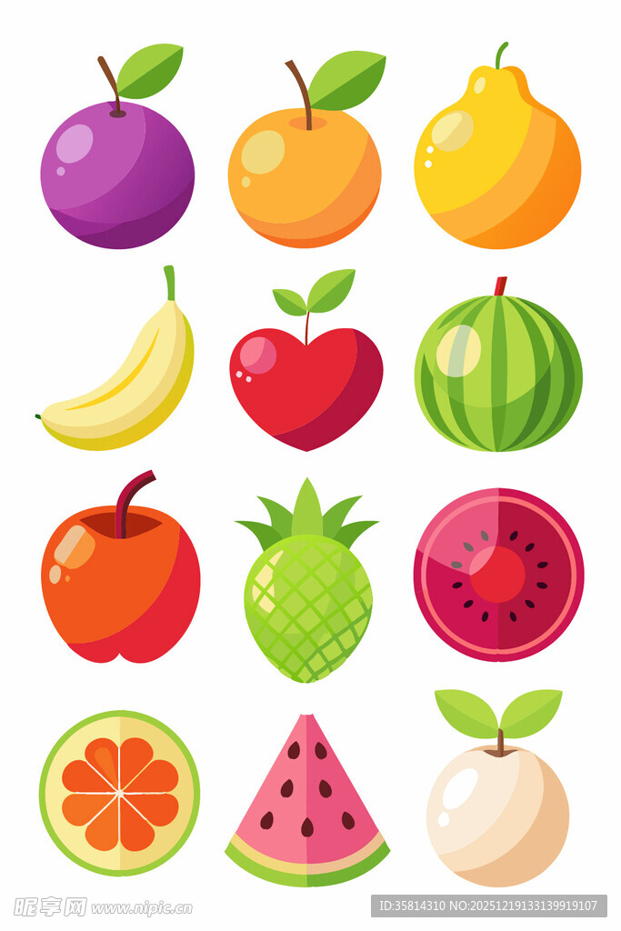 多彩水果集合