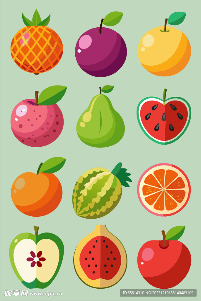 多彩缤纷水果大集合