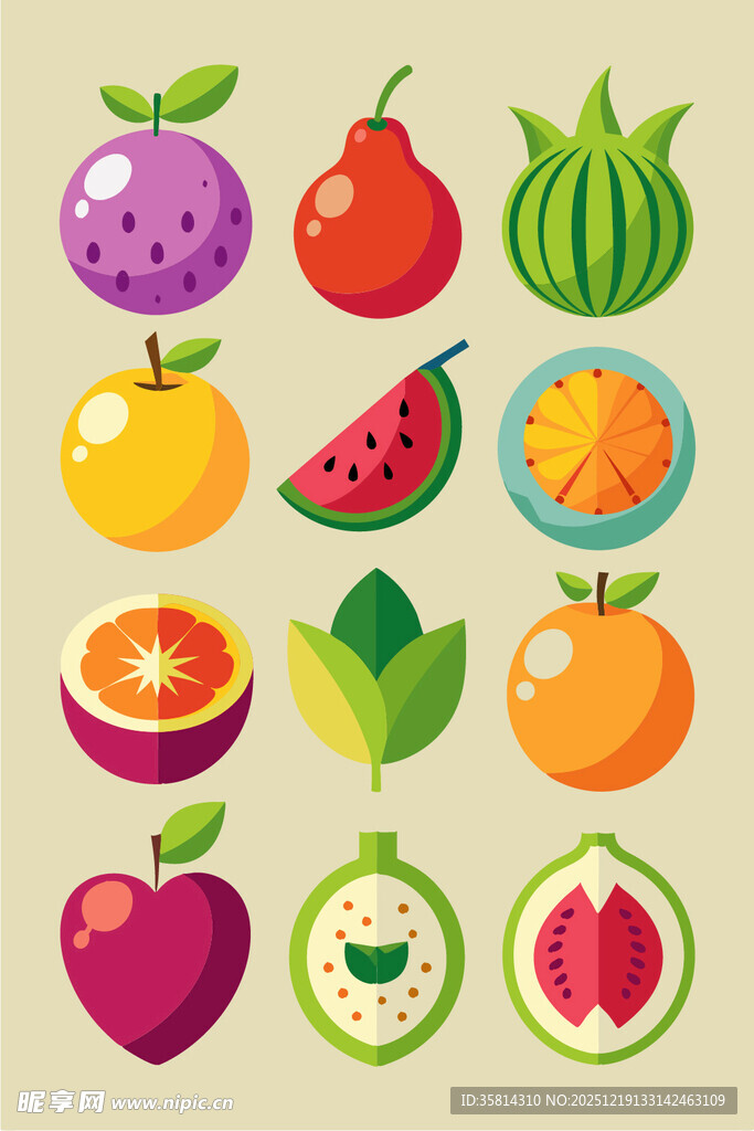 多彩水果集合