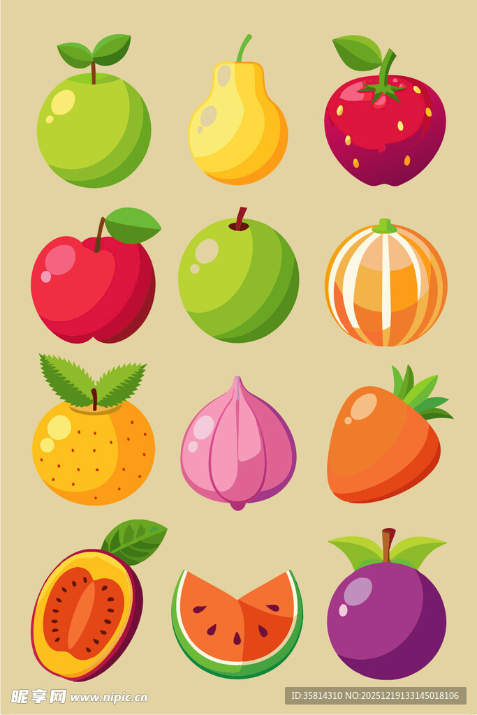 多彩水果集合