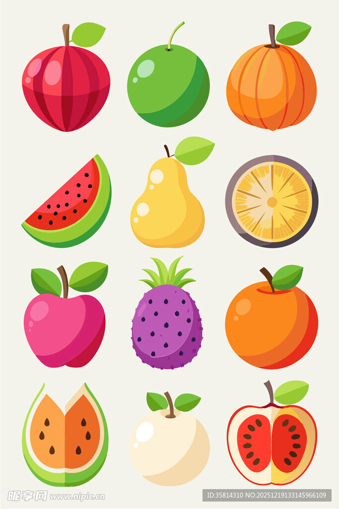 多彩水果集合