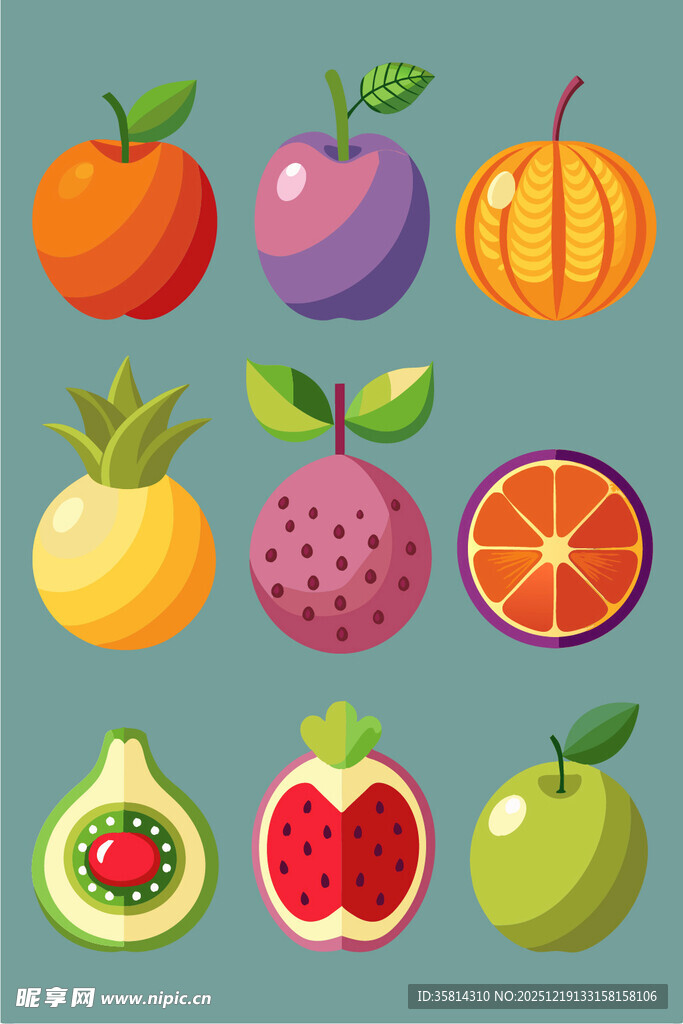 多彩水果集合