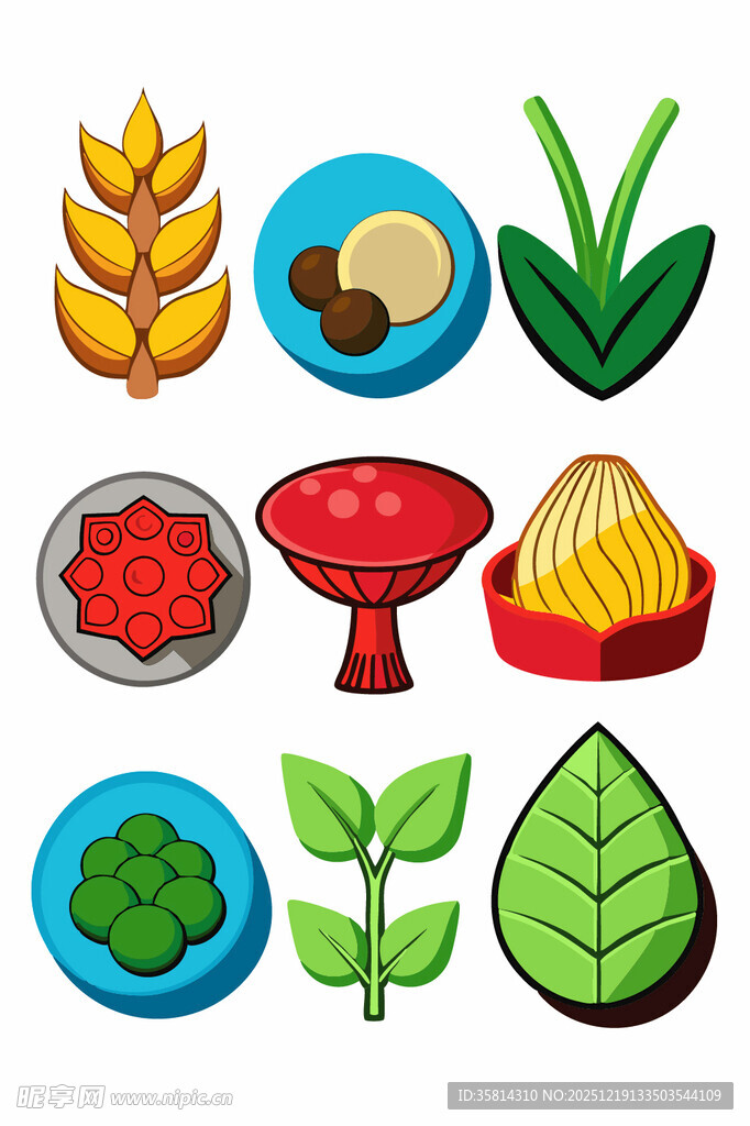 日式美食图标集合