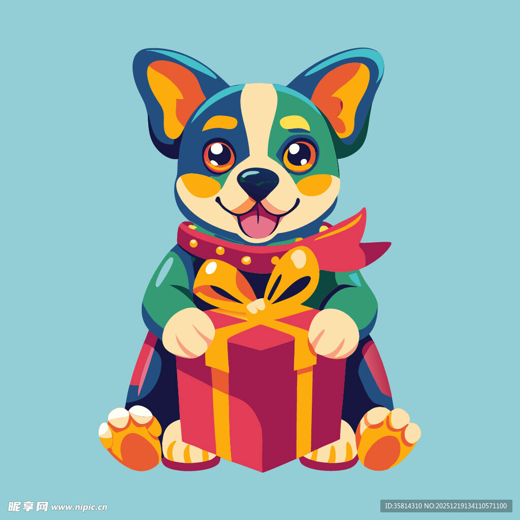 超级狗狗送礼物