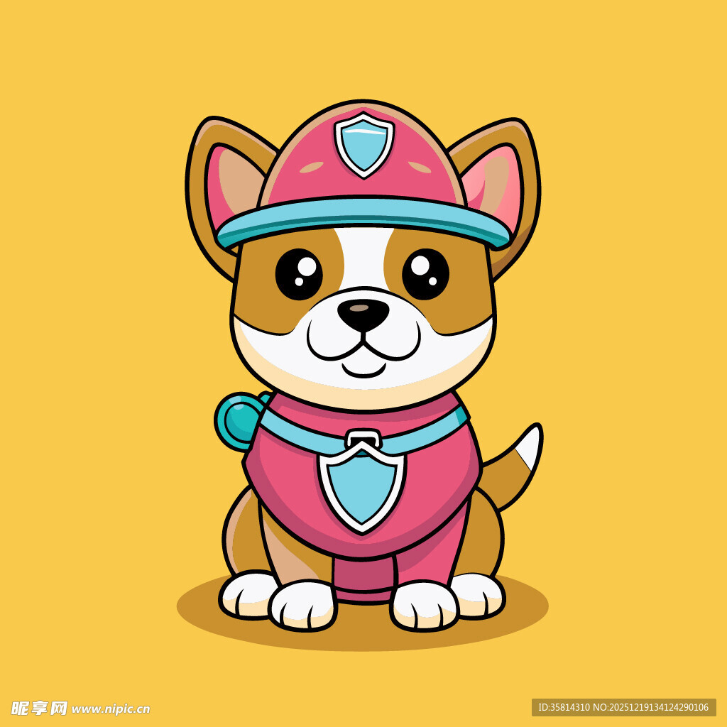 可爱小狗卡通形象