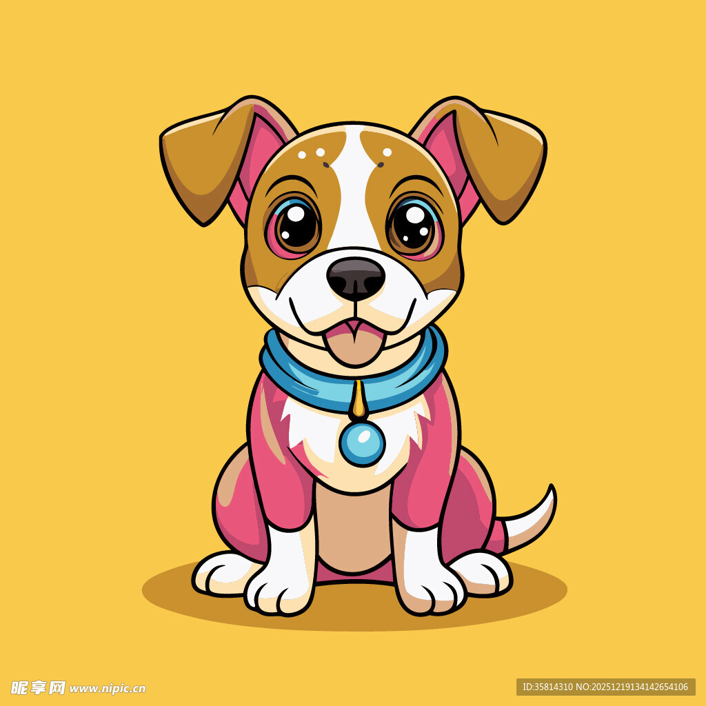 可爱小狗卡通形象