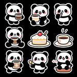 熊猫贴纸