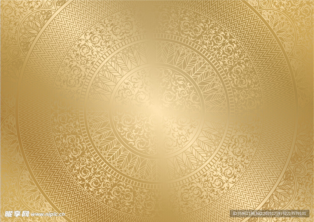 金色花纹背景