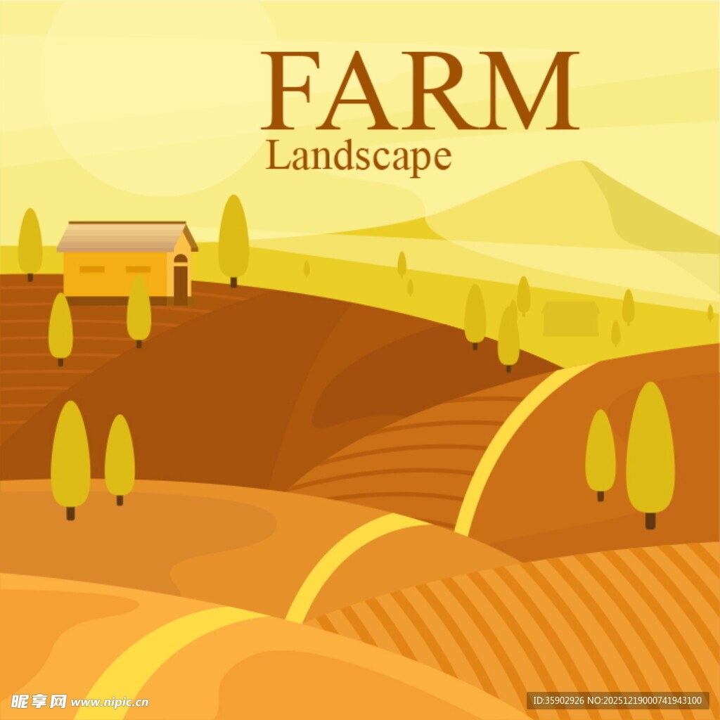 田园农场景观图