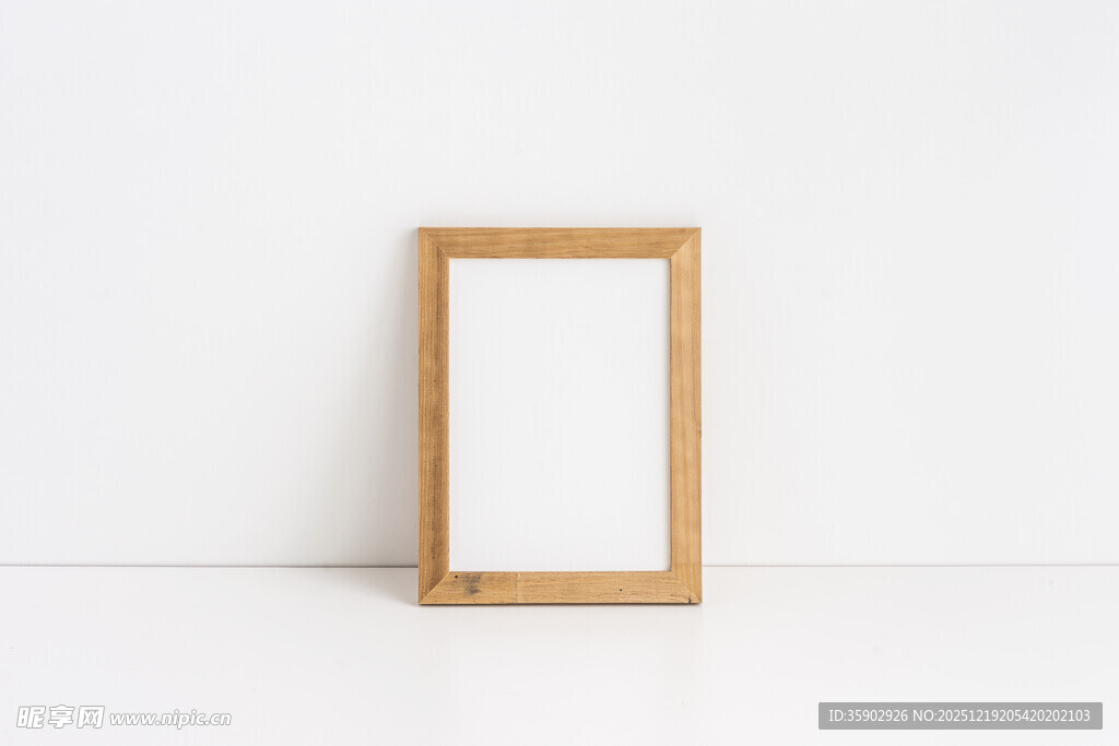 木质相框简约空白展示