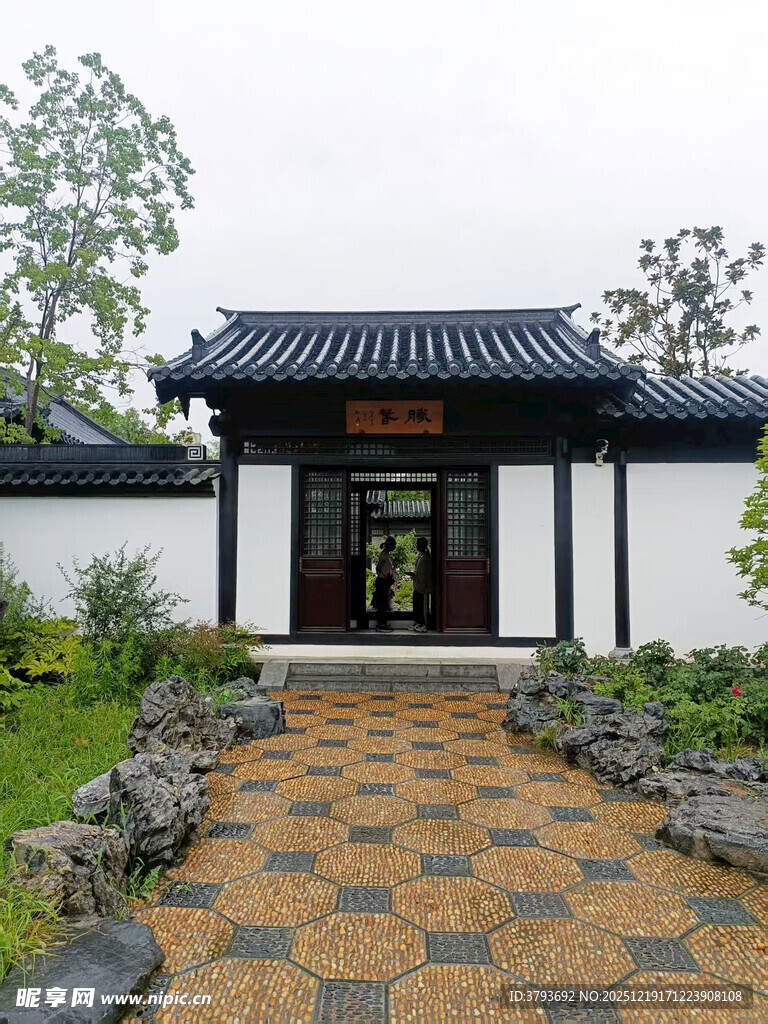 中式庭院入口景观