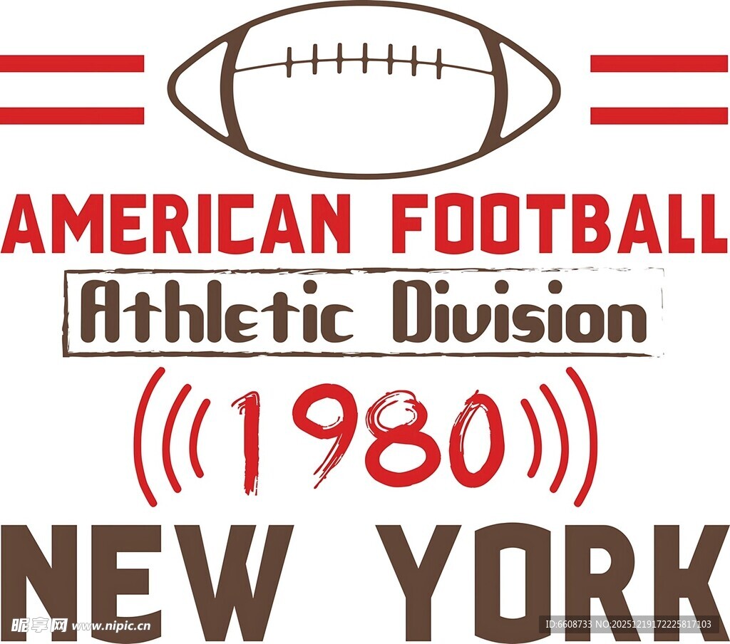 纽约美式橄榄球1980标识