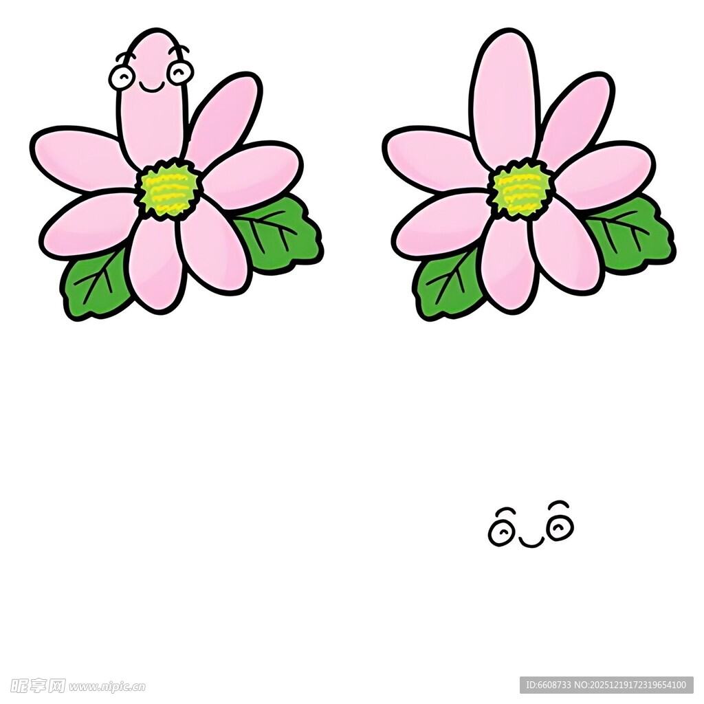 粉色花朵图案设计