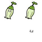 卡通风格的蔬菜表情插画