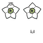 简约花朵图案设计元素