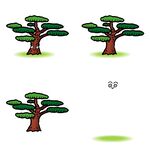 卡通风格树木生长动画