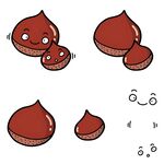 可爱卡通栗子表情设计图