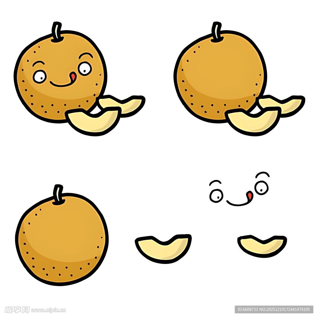 可爱橙子的趣味剥皮过程