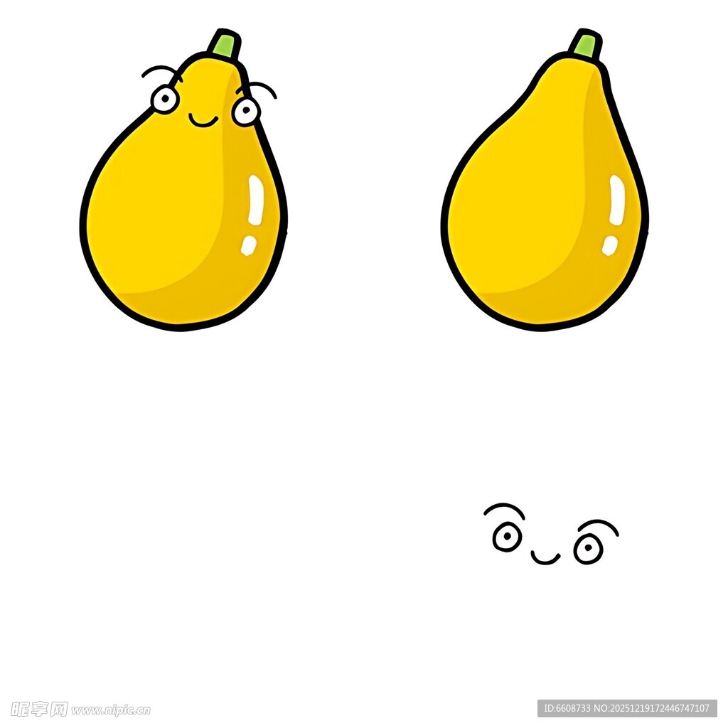 可爱卡通梨子表情包