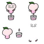 桃子蜡烛制作步骤图