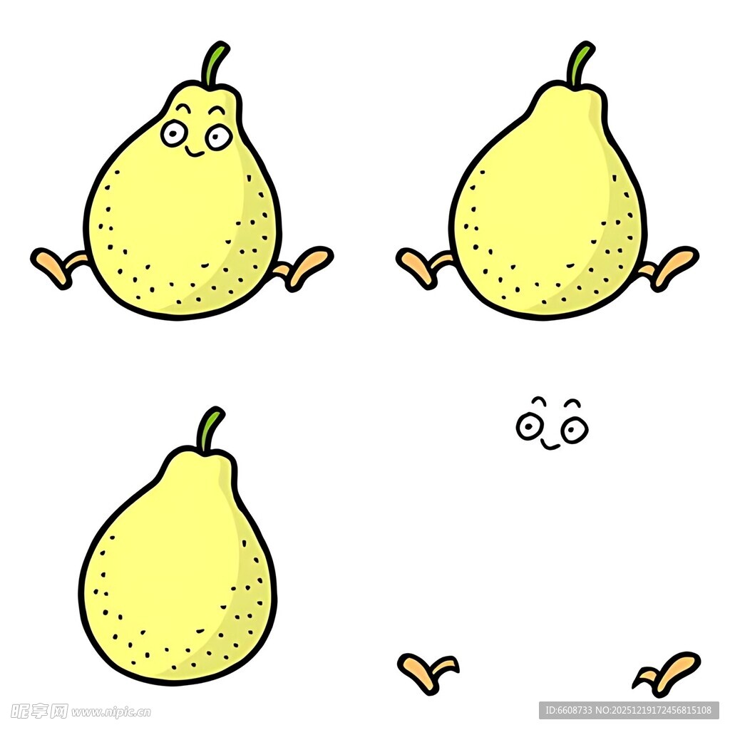 梨子的趣味动态变化