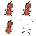 可爱拟人花生的趣味分解