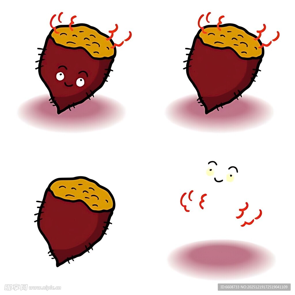 卡通栗子的趣味动态展示