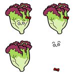 可爱拟人化蔬菜表情包