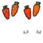 可爱胡萝卜卡通形象