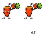 卡通胡萝卜蔬菜拟人形象