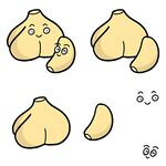 可爱卡通大蒜形象插画