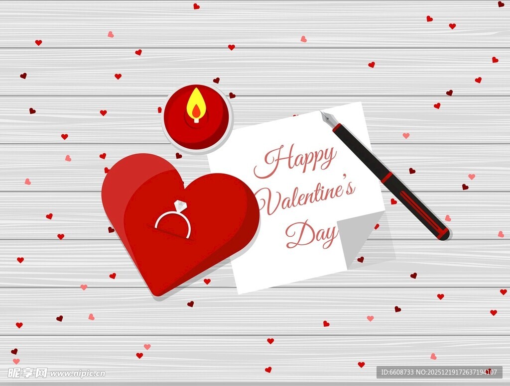 情人节浪漫爱心装饰摆件