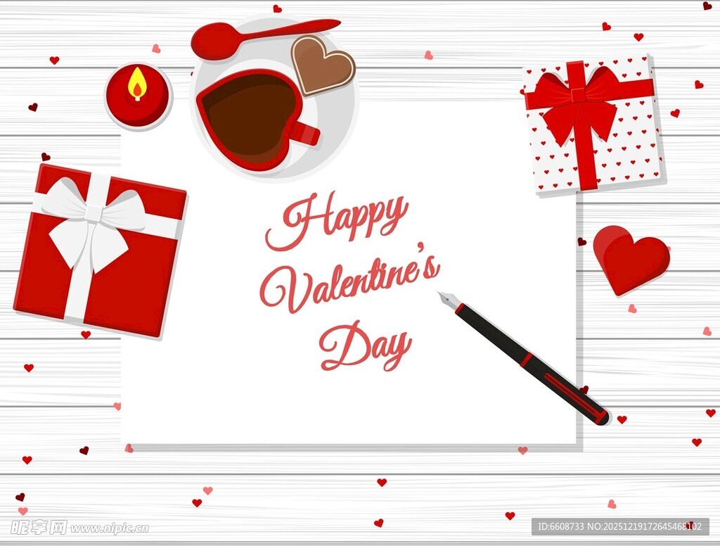 情人节浪漫装饰场景